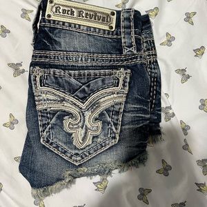 “Caylin” Rock Revival Shorts